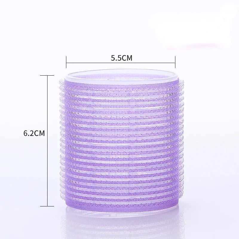 Bigoudis à crochet auto-agrippant, rouleaux sans chaleur, salon spanbigoudis, taille Jgreeting, outils de coiffage collants