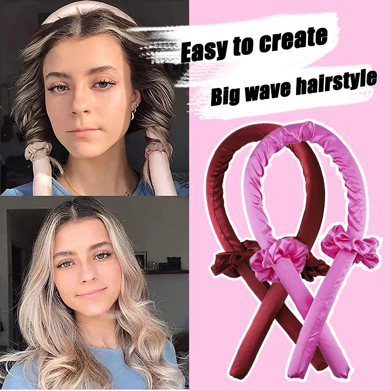 Bigoudis sans chaleur bigoudis doux fer à friser sans chaleur tige à friser sans chaleur bandeau outil de coiffure paresseux